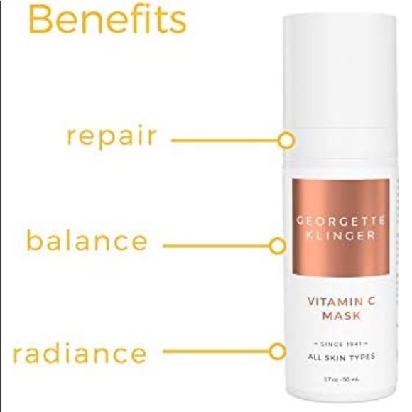 Georgette Klinger Vitamin C Mask, Revitalize, Clay-Based, Argan, Avocado - Picture 5 of 11